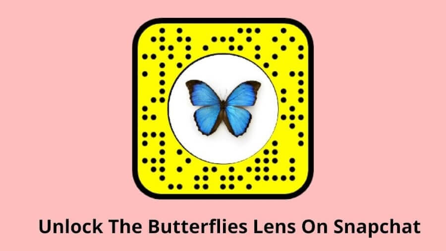 Unblock the Butterflies Lens on Snapchat 2